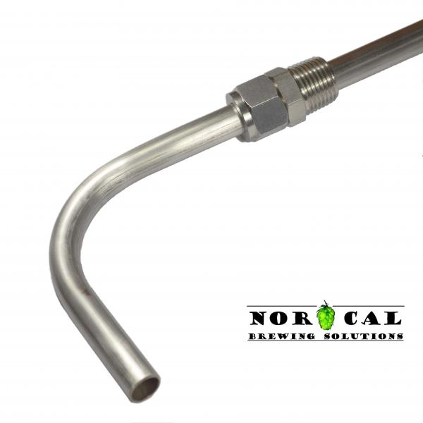 Compression Fitting - NPT Male 1/2 to 1/2 Tube Pass Through. NorCal  Brewing Solutions